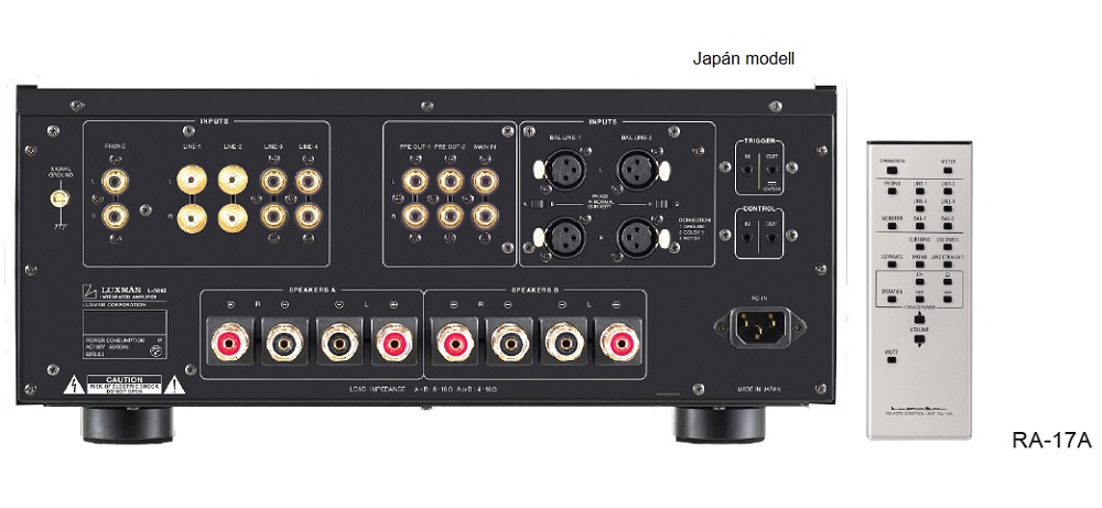 Luxman L 509Z rear