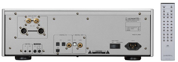 Luxman D-100 Centennial inputs